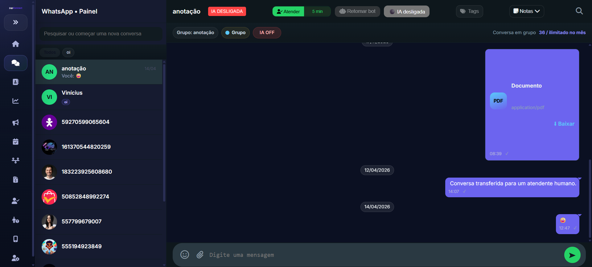 Chat ZapConnect